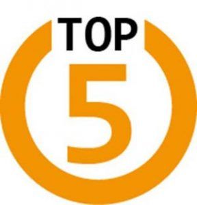 TOP 5. Del 23 al 29 de enero.